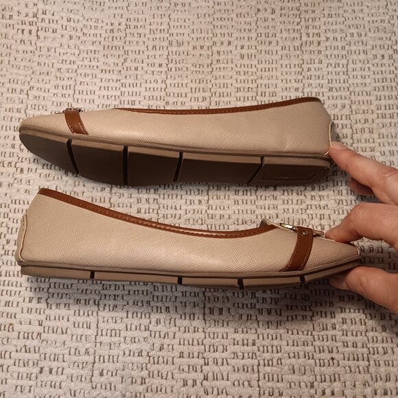 Christian Siriano Payless women's medallion & faux leather ballet flats sz 9 - Picture 5 of 13